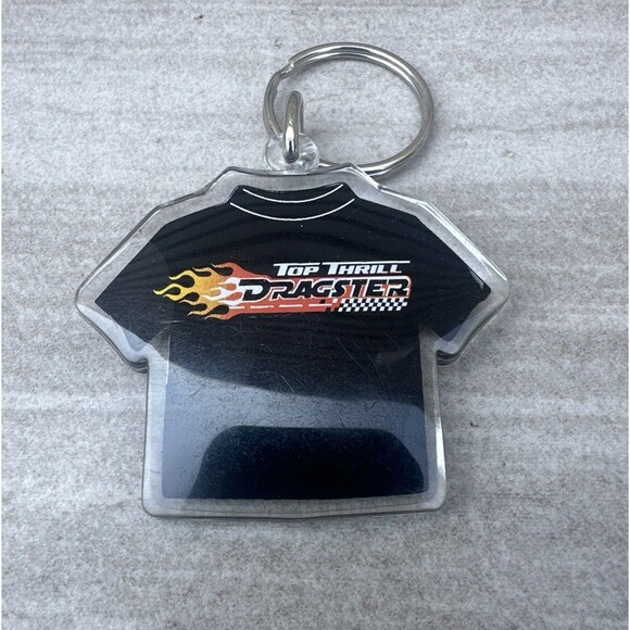 Top Thrill Dragster Cedar Point Ohio Keychain Tshirt - Picture 1 of 4
